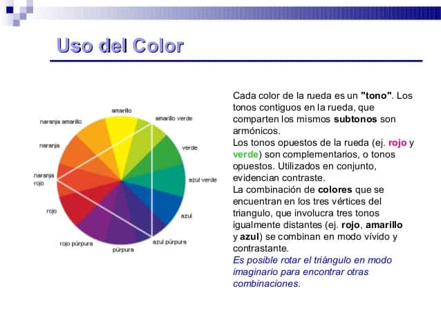 uso colores